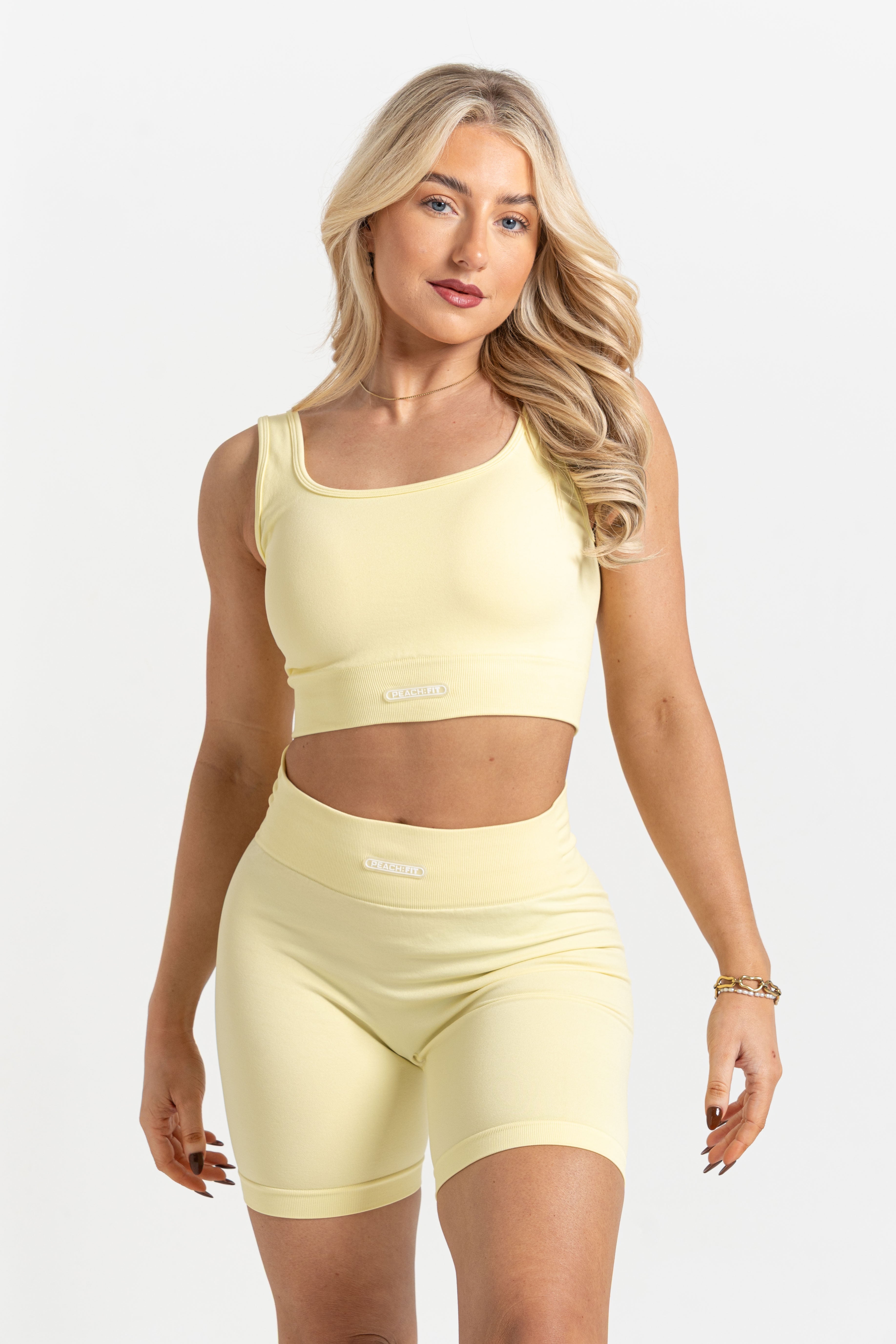 Maddie Sports Bra Pastel Yellow