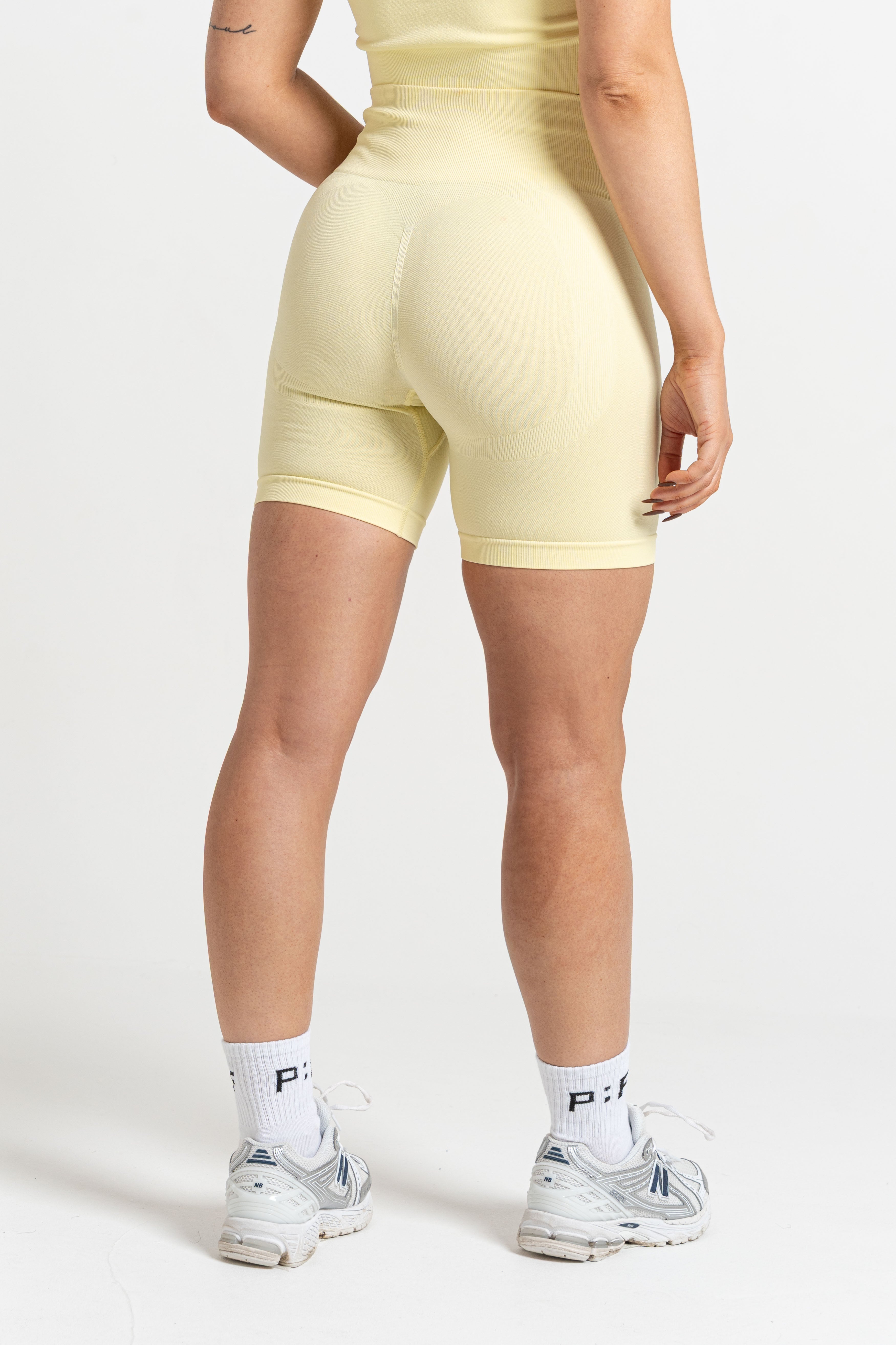 Isabella Cycling Shorts Pastel Yellow