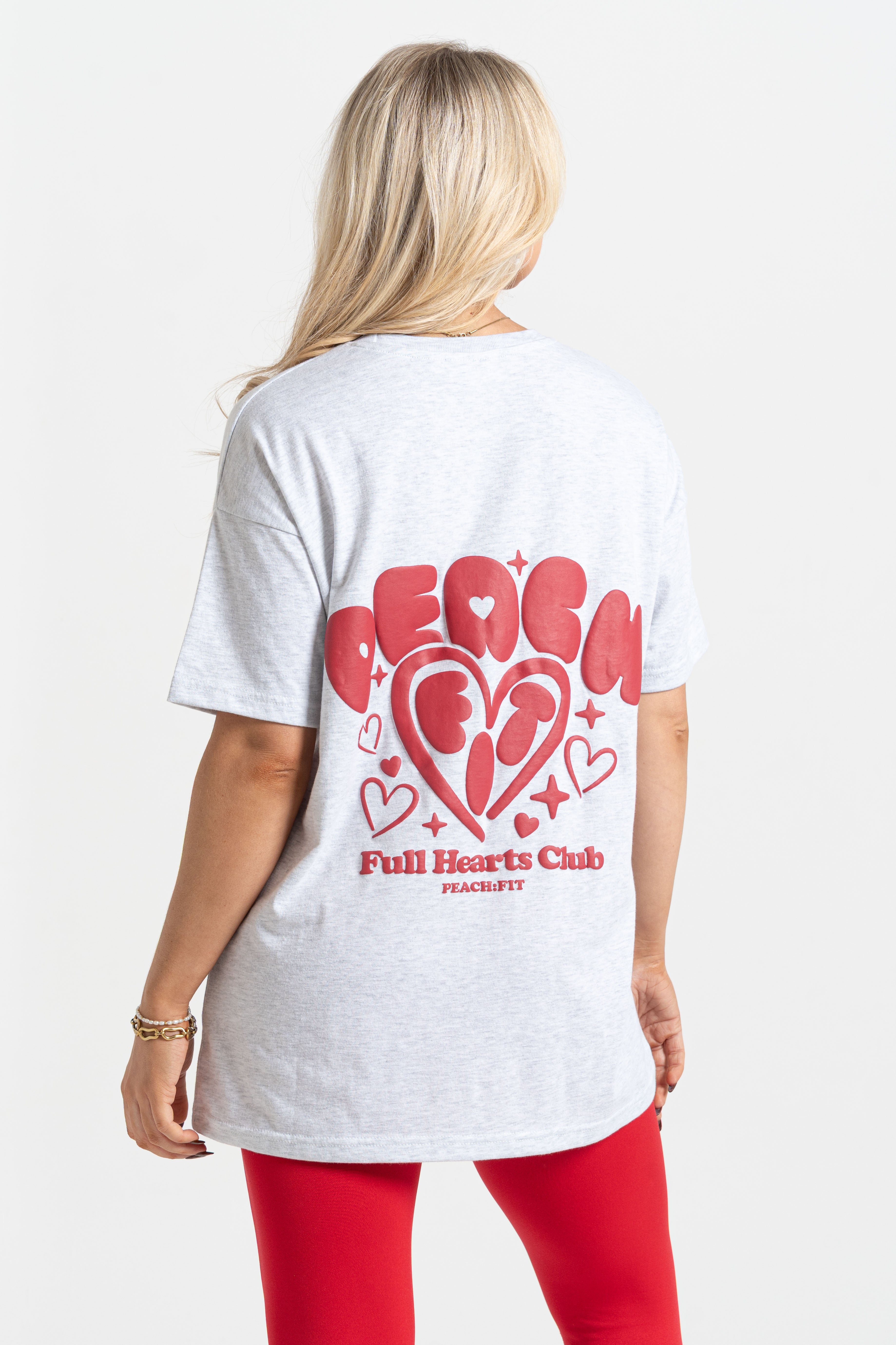 Heart T-shirt Ice Marl