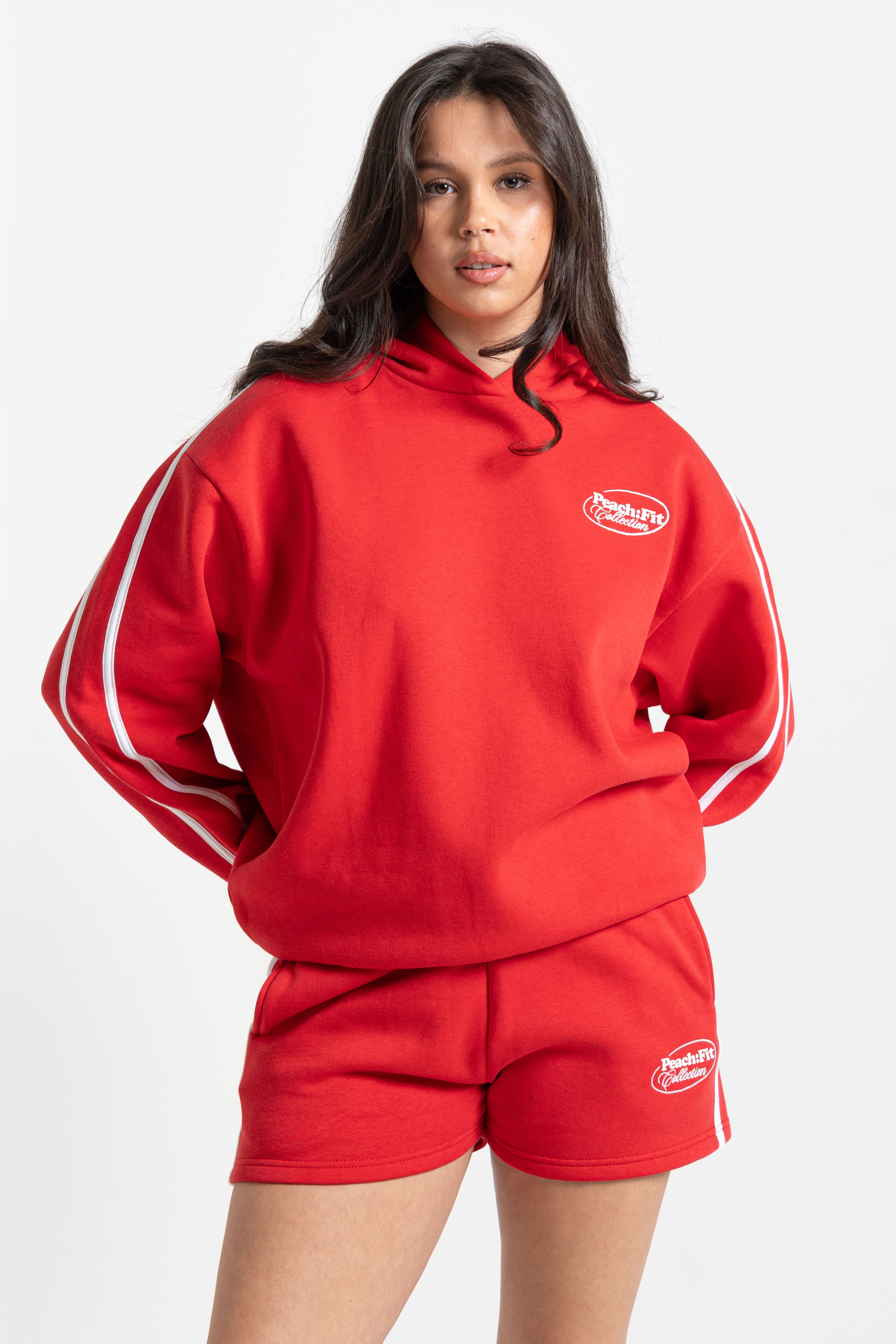 Laelia Hoodie Strawberry Red