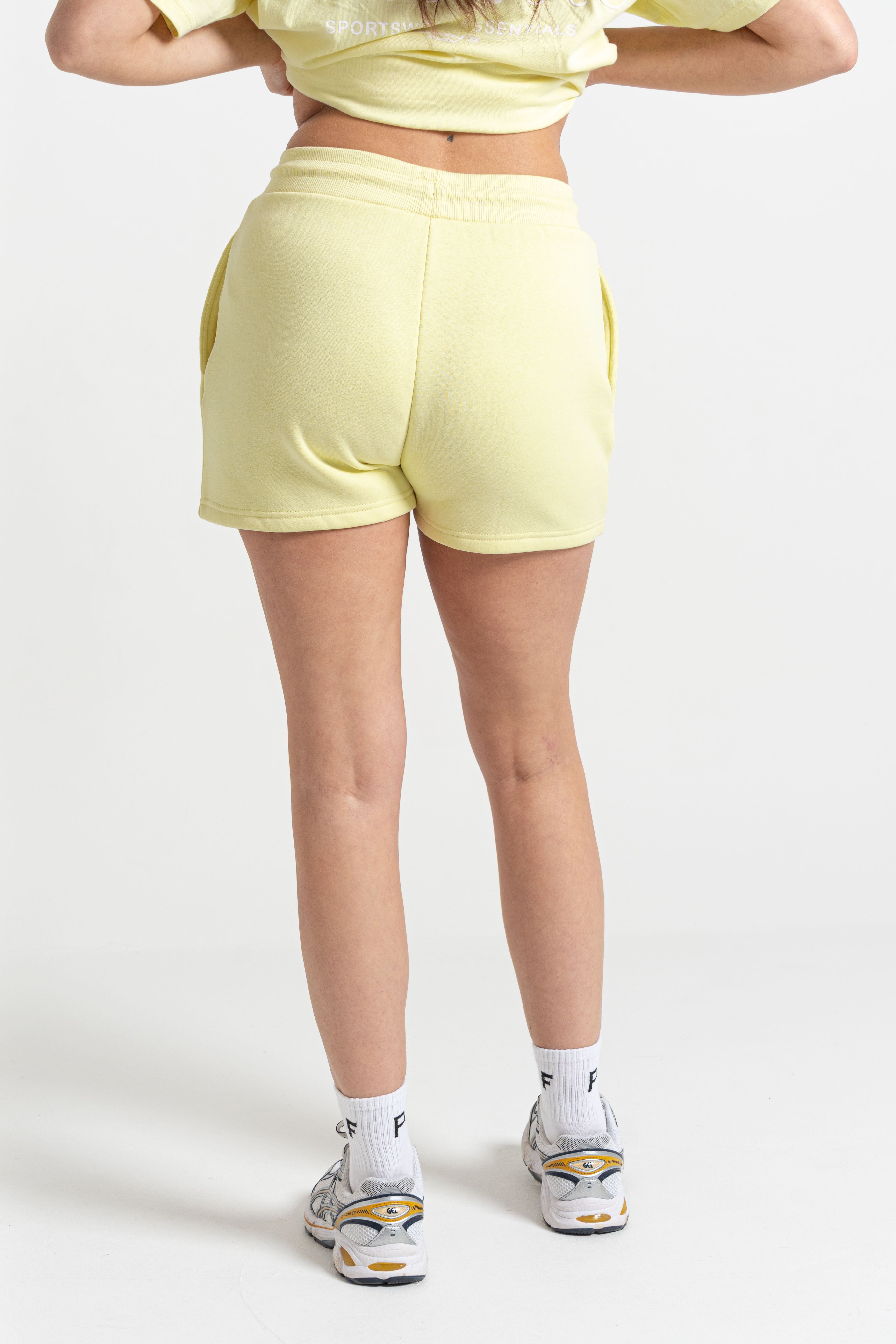 Sunflower Jogger Shorts Pastel Yellow