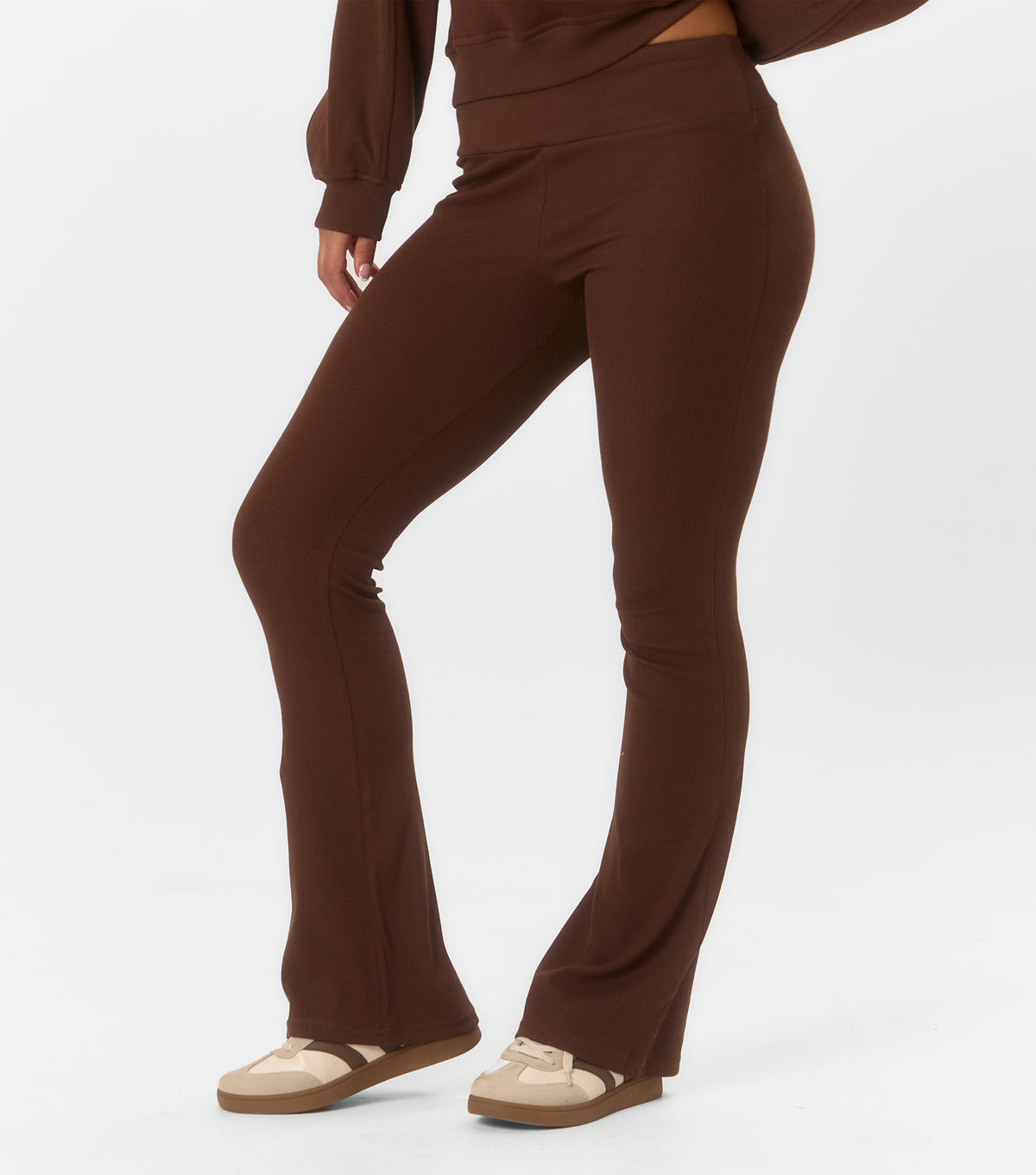 Harlow Ribbed Leggings Pecan