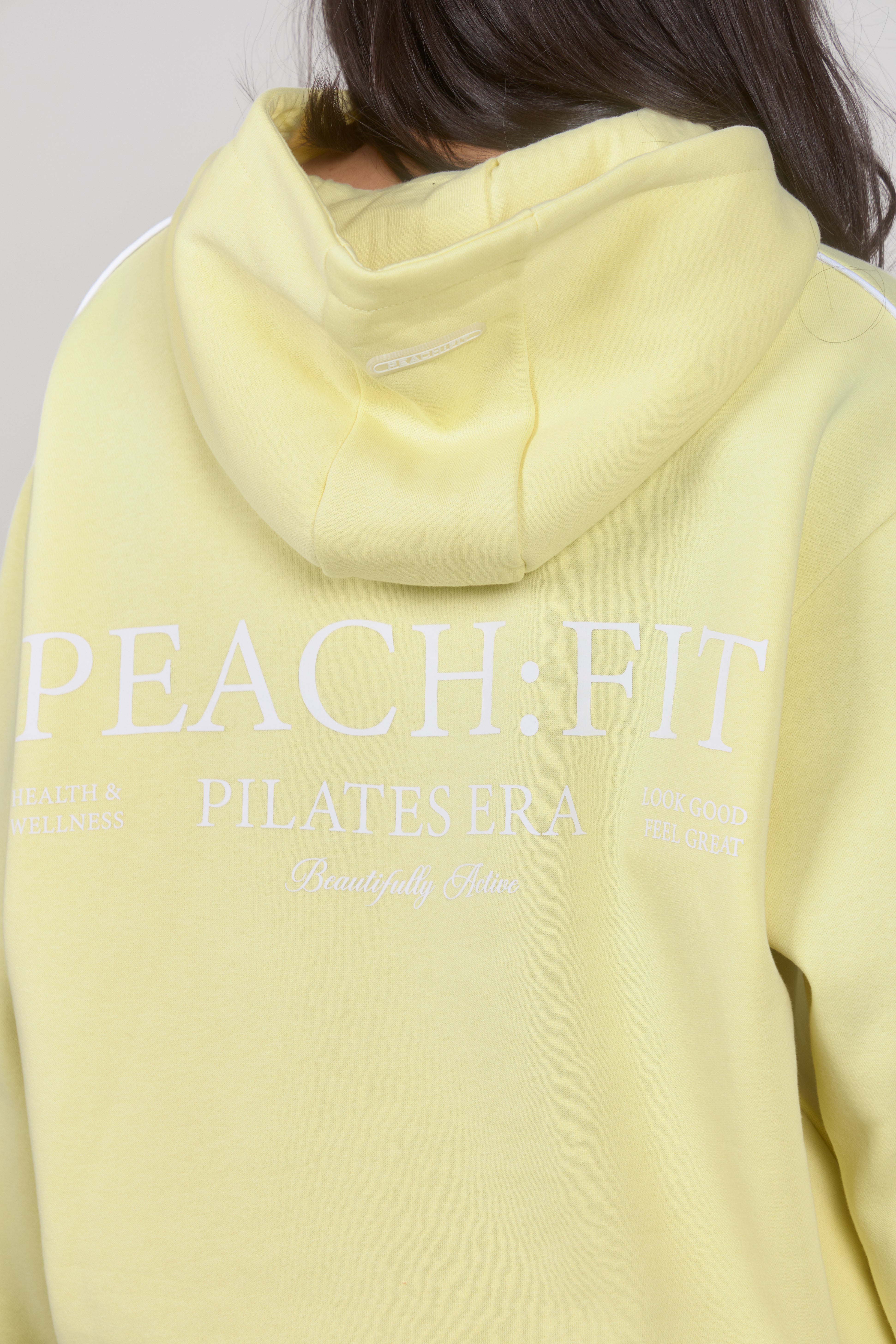 Heather Hoodie Pastel Yellow