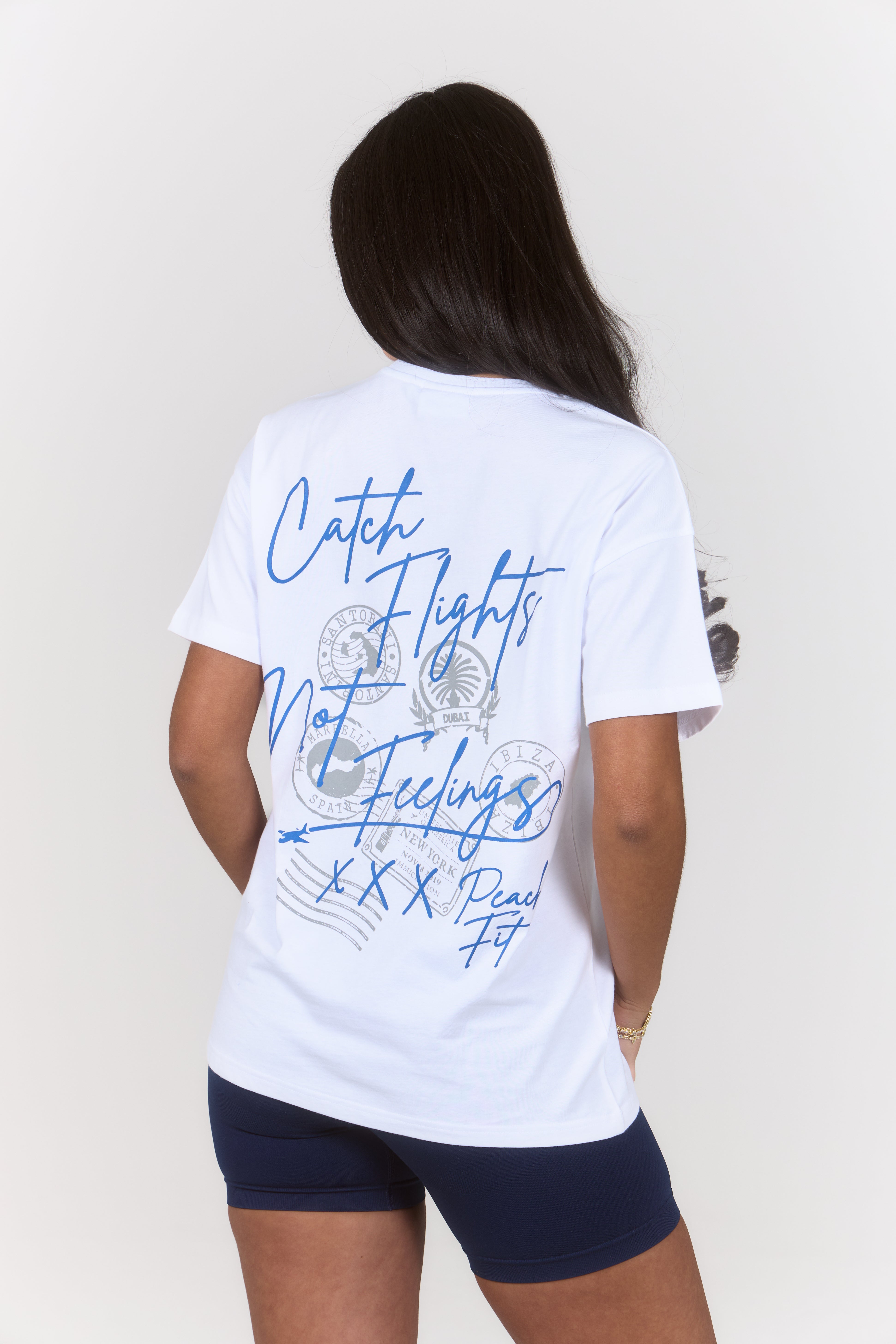 Catch Flights T-shirt White
