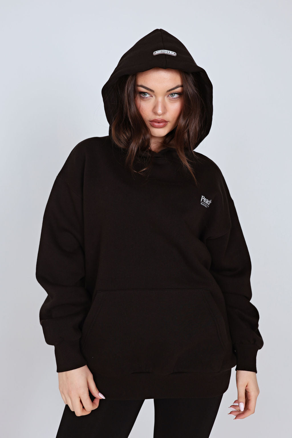 Vision Oversized Hoodie - Black