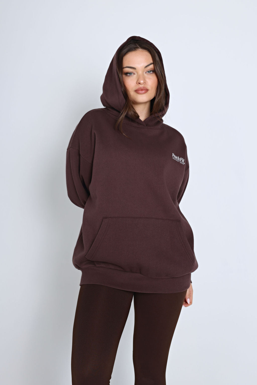 Vision Oversized Hoodie - Chocolate