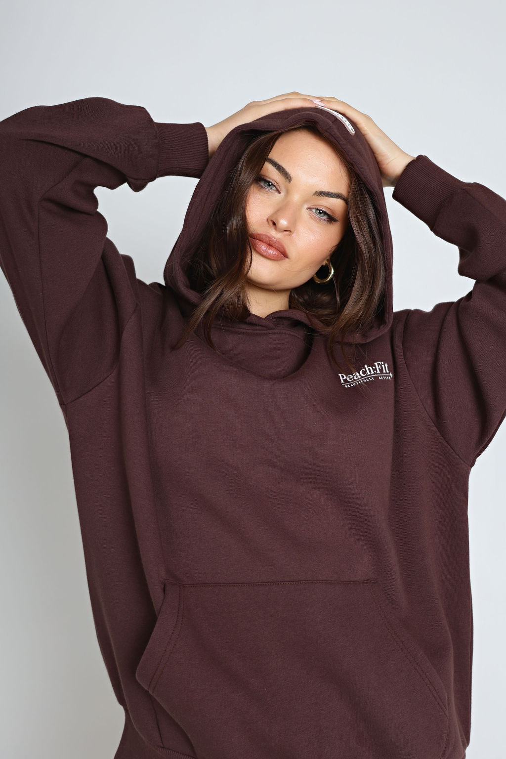 Vision Oversized Hoodie - Chocolate