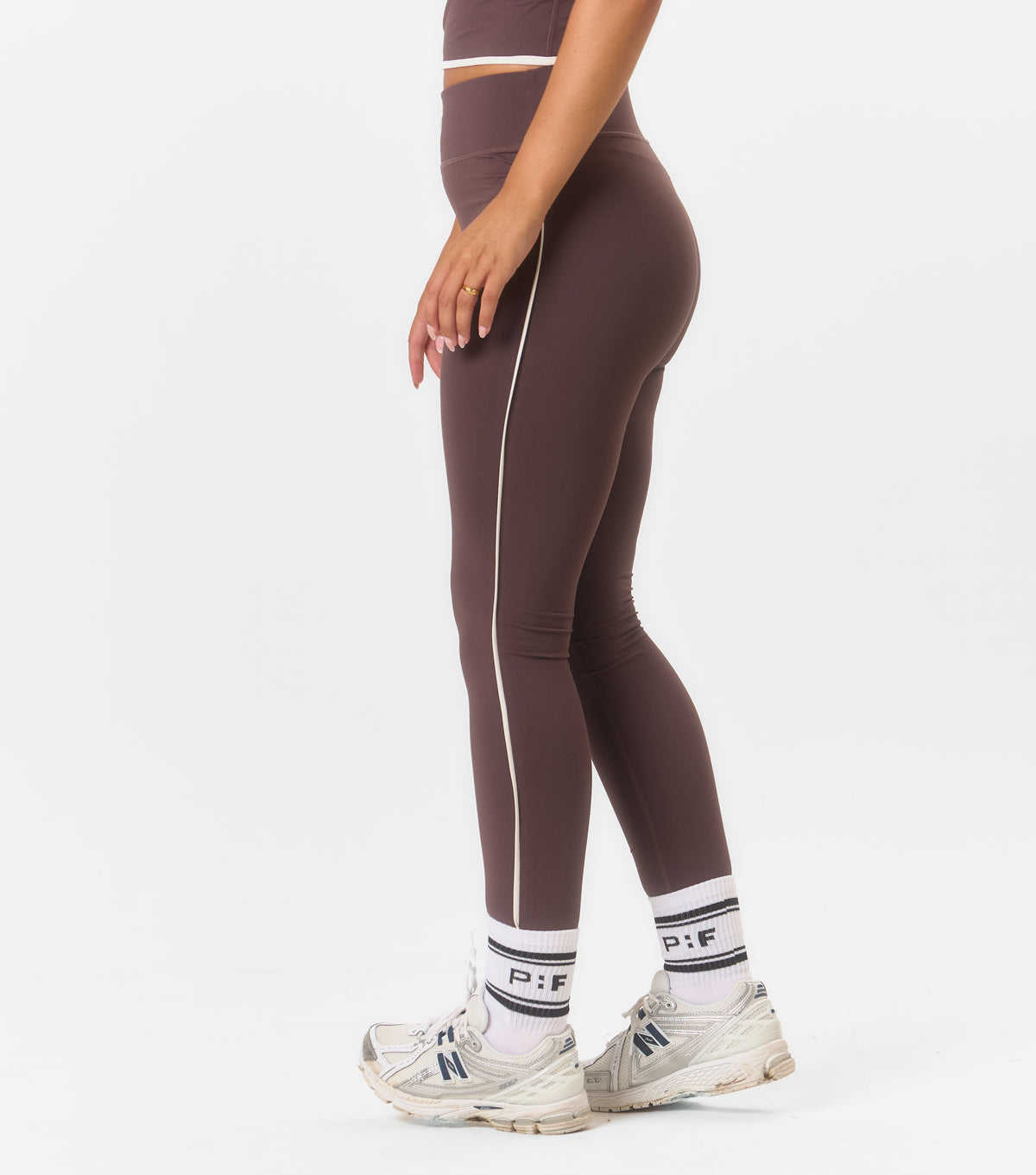 Aurelia High Waist Leggings Coffee Bean