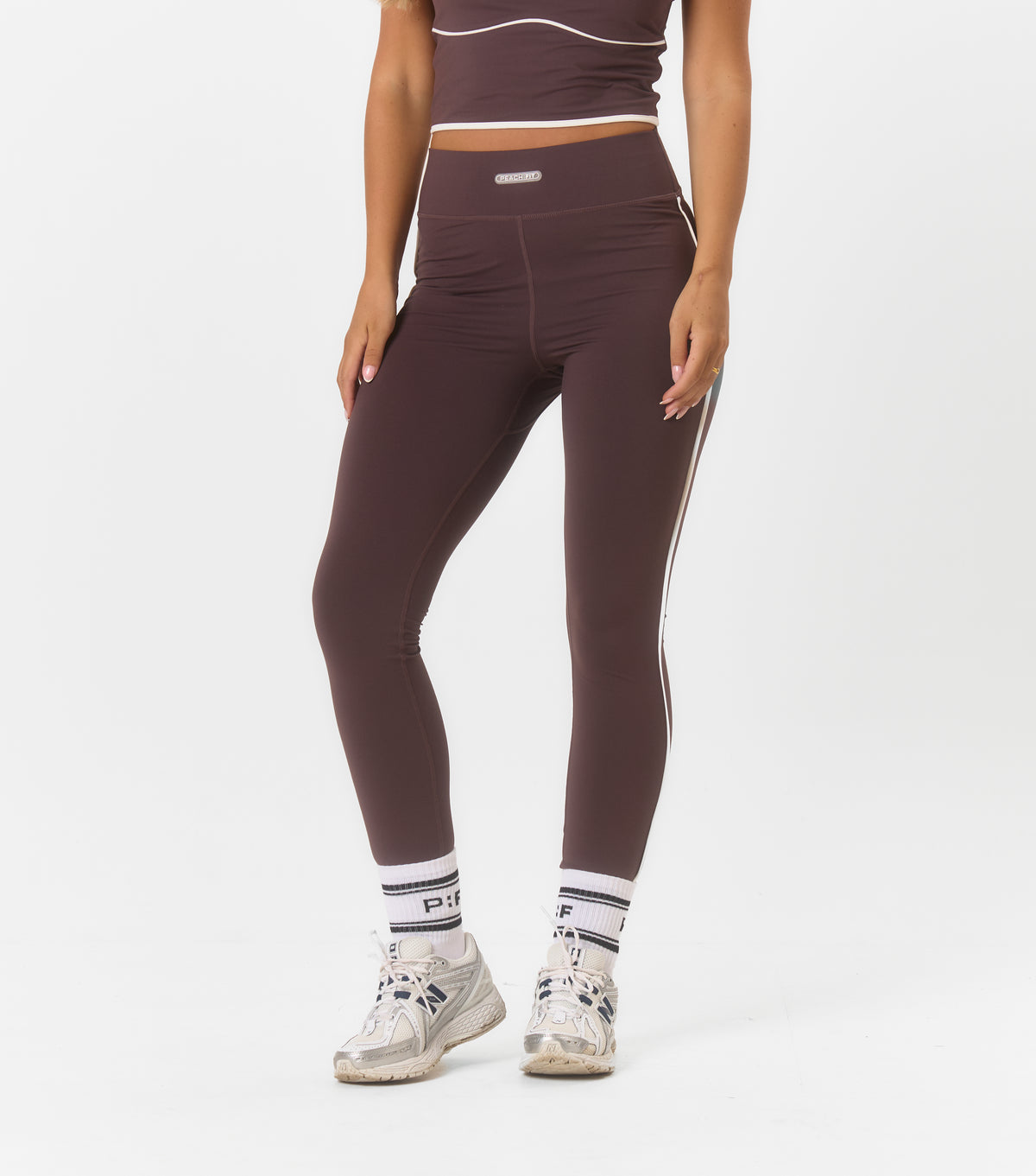 Aurelia High Waist Leggings Coffee Bean
