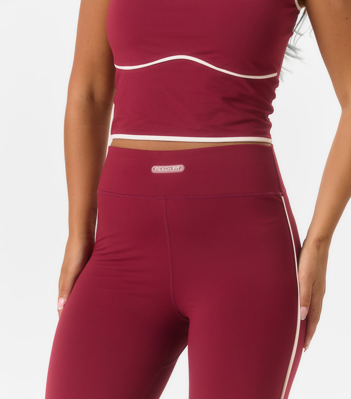 Aurelia High Waist Leggings Dark Cherry
