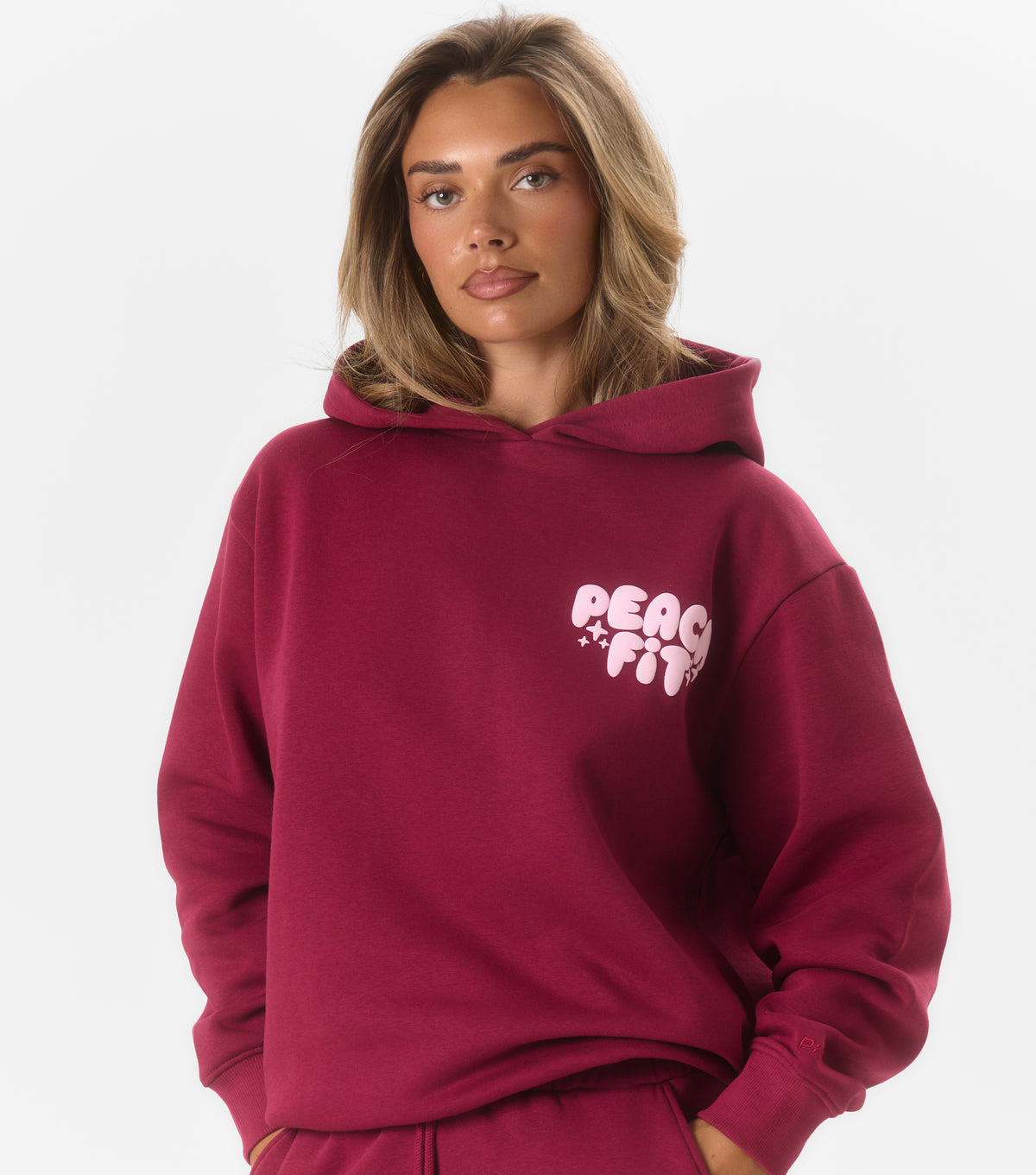 Cosy Dept Hoodie Dark Cherry