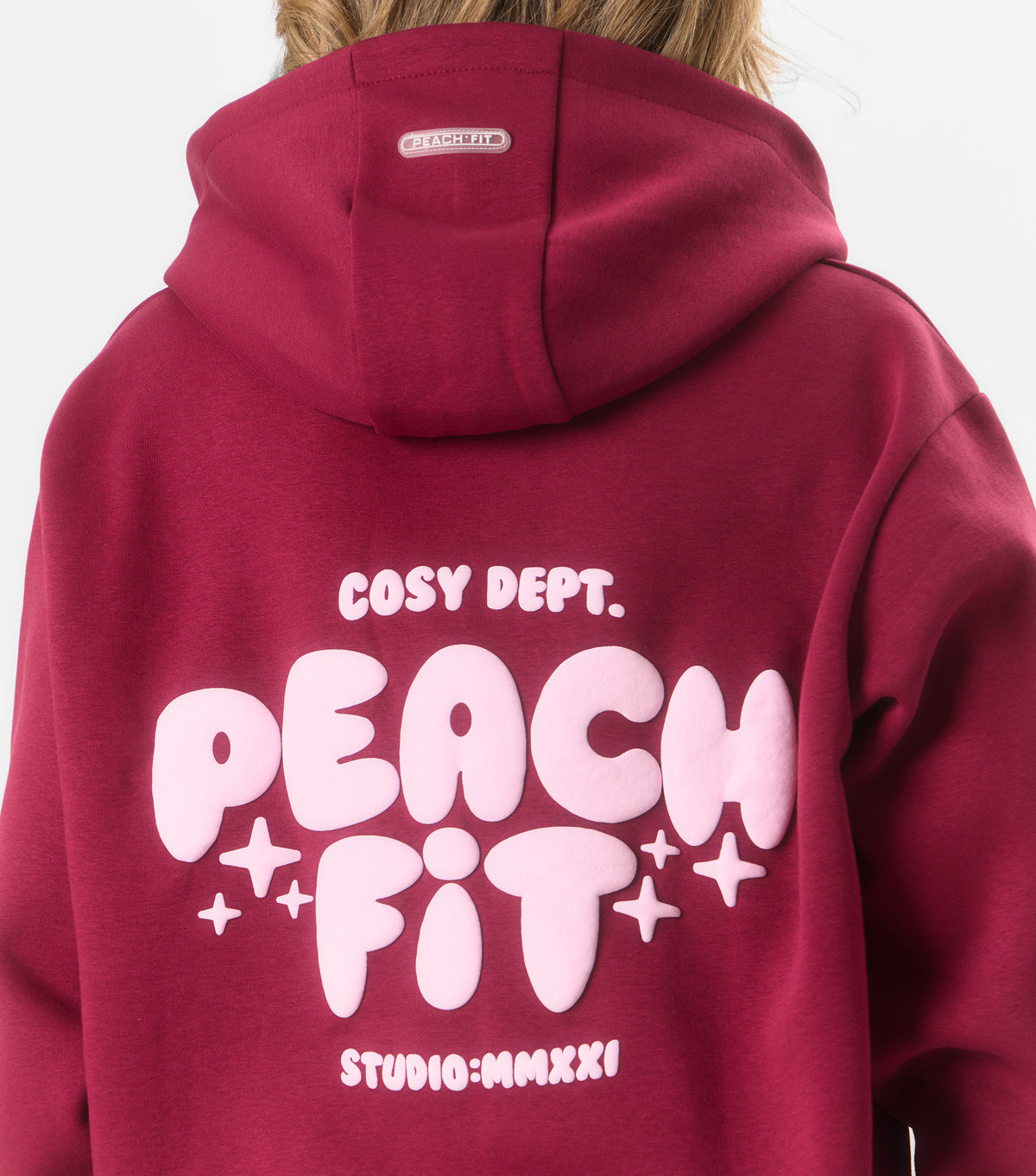 Cosy Dept Hoodie Dark Cherry