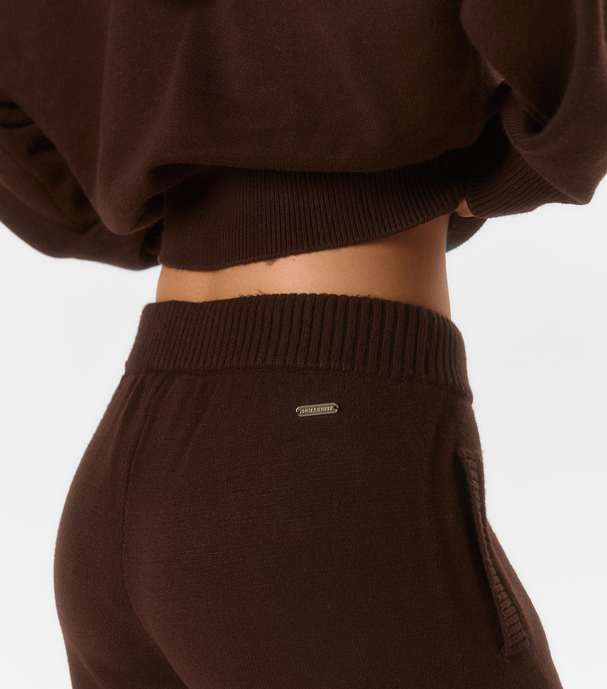 Sophie Knitted Joggers Coffee Bean