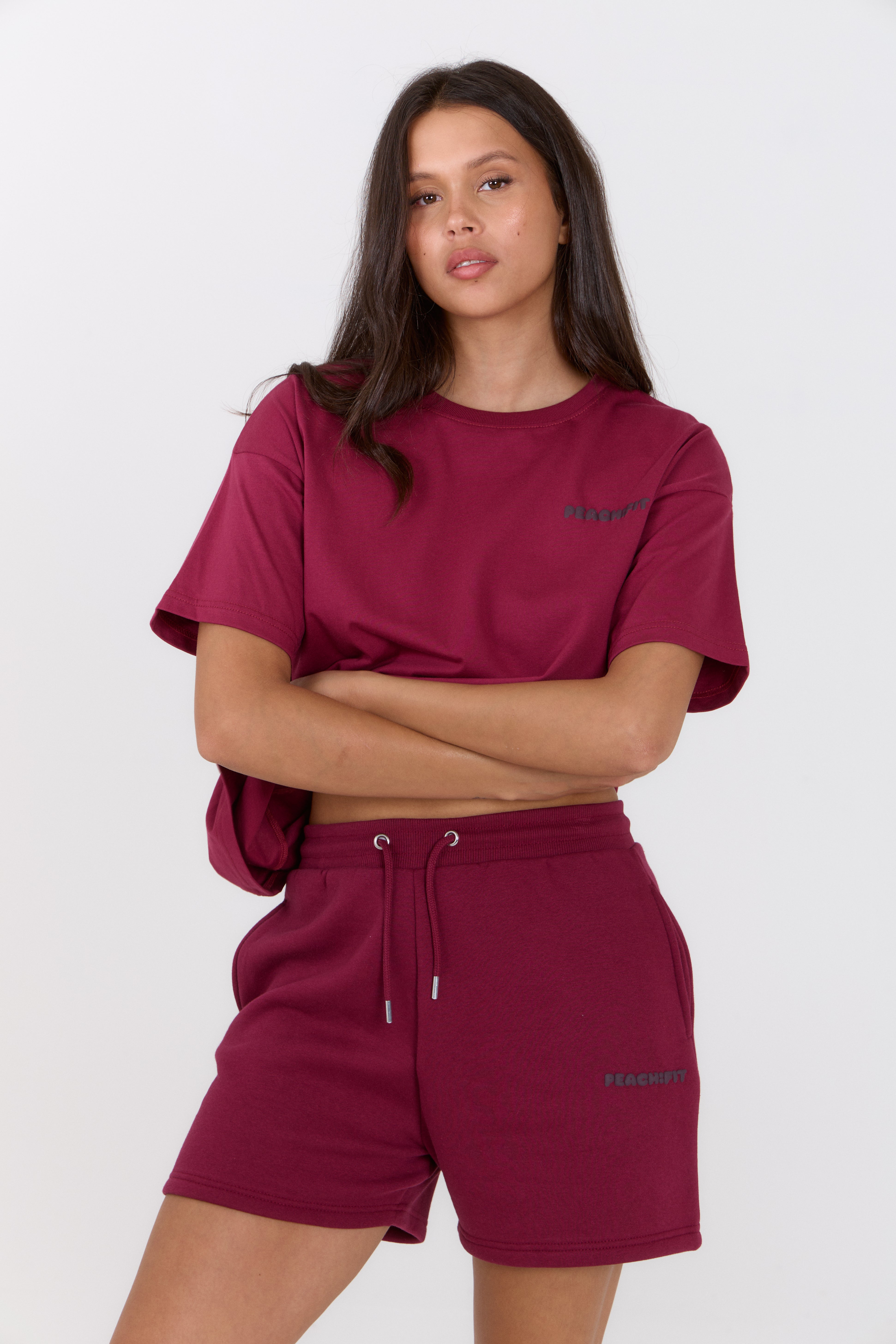 Cozy Season T-shirt Burgundy