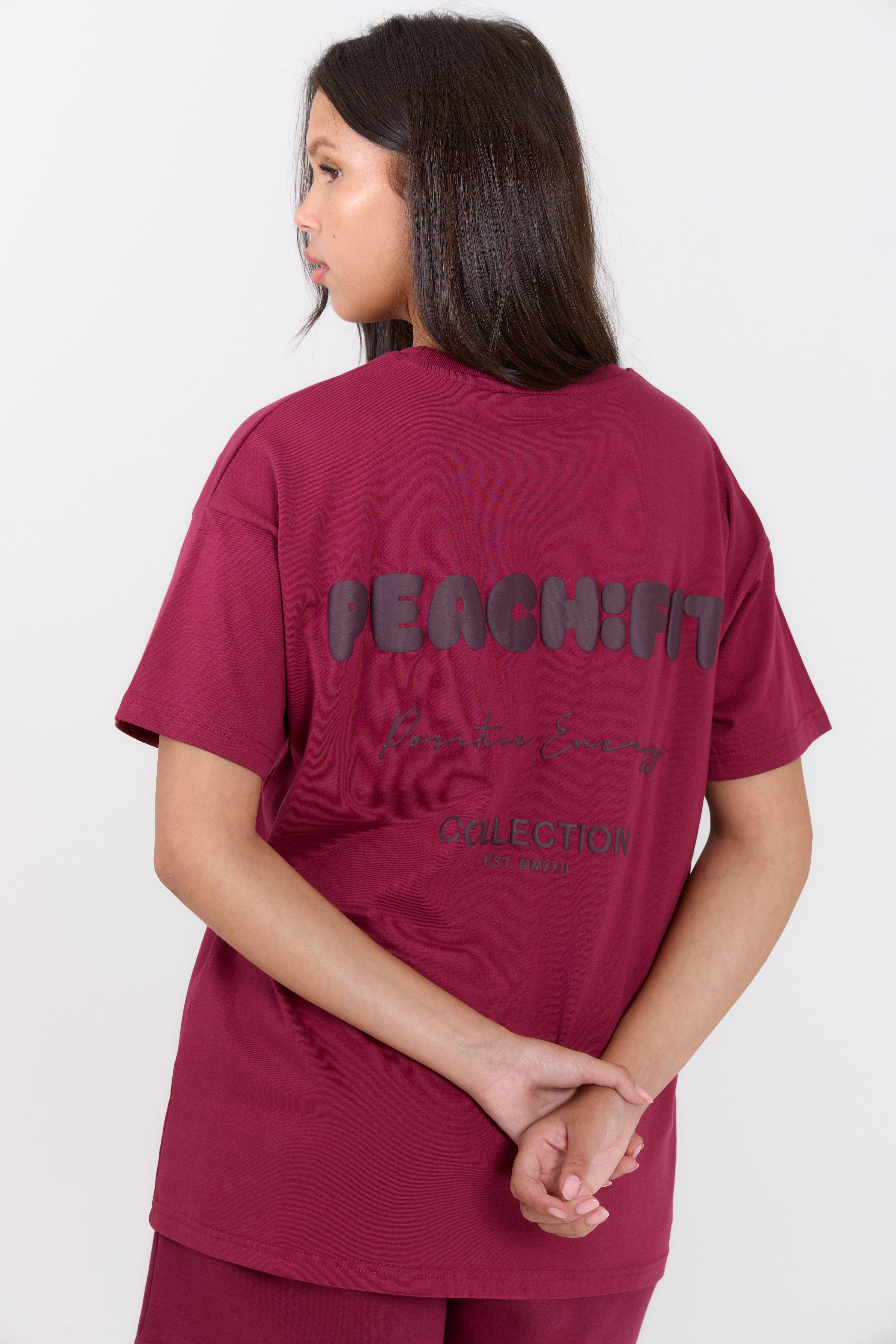 Cozy Season T-shirt Burgundy
