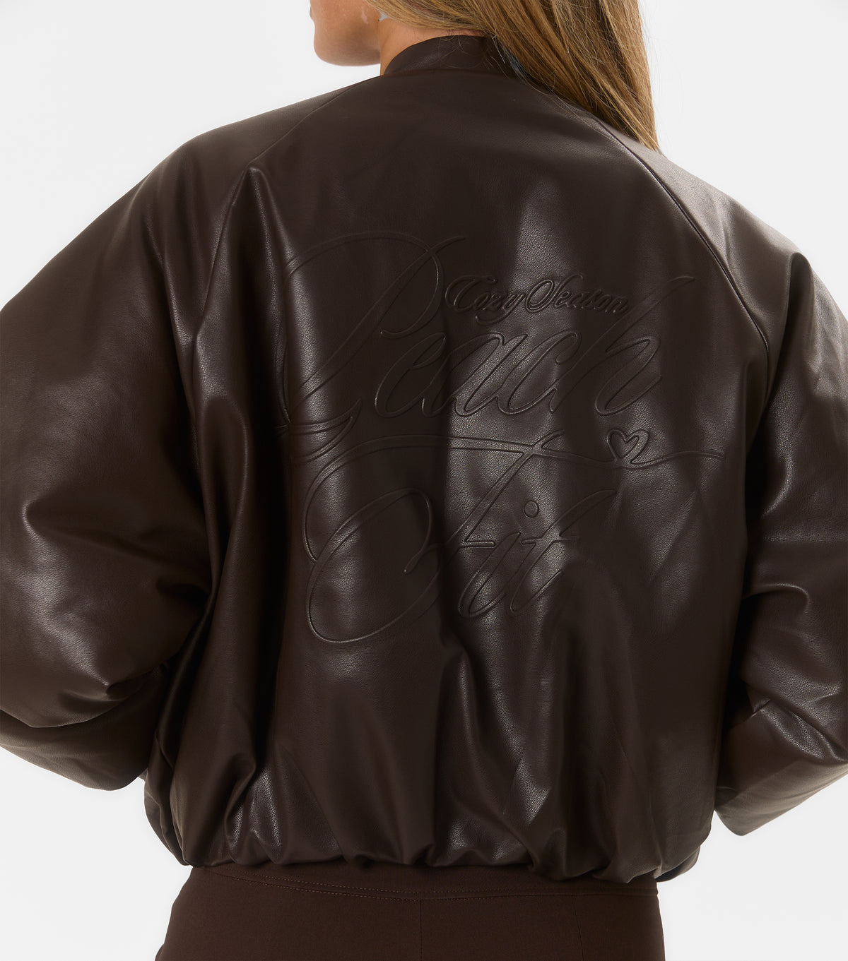Jasmine Padded Bomber Jacket Coffee Bean
