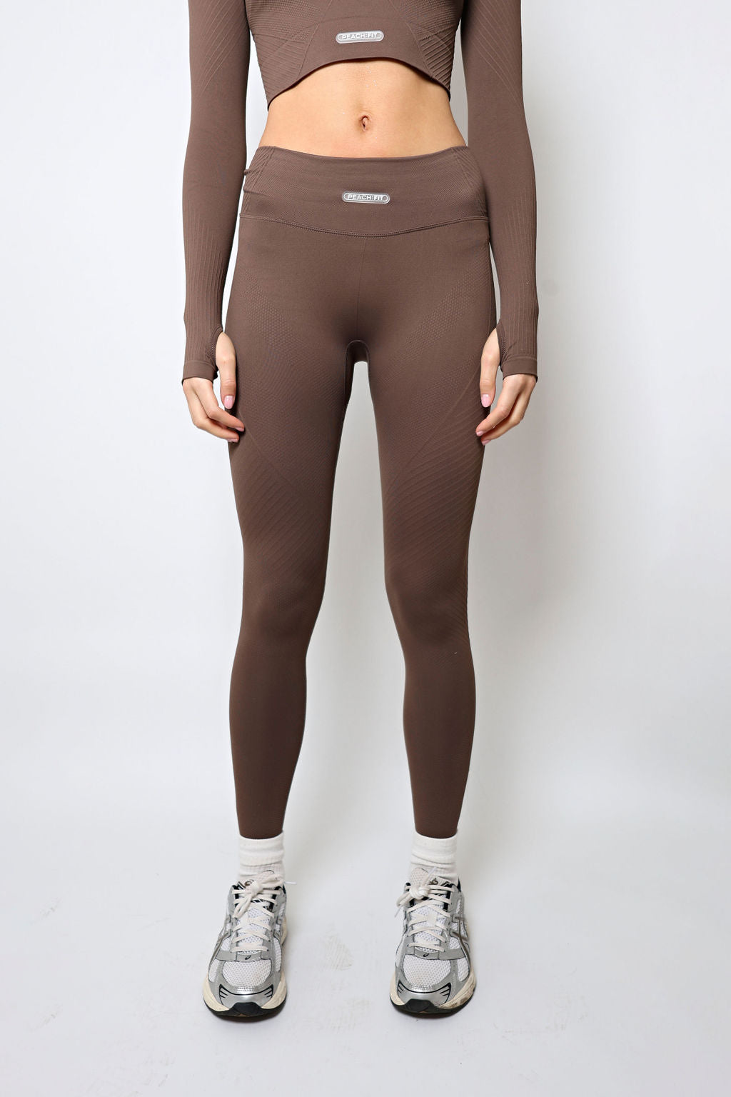 Faye Seamless Leggings - Brown